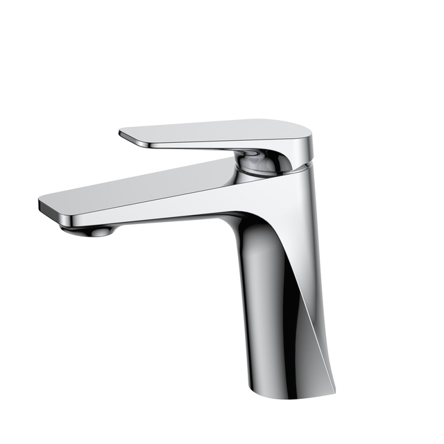 Grifo mezclador de lavabo de ba&ntilde;o negro mate moderno, mezclador de lavabo de lat&oacute;n con un solo mango, mezclador de agua fr&iacute;a y caliente