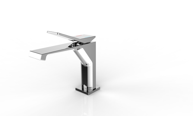 Grifo mezclador monomando para lavabo, grifo de lat&oacute;n con un solo orificio, montaje de ba&ntilde;o de fabricaci&oacute;n profesional