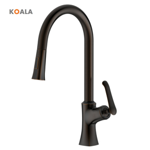 Nuovo rubinetto da cucina nero Miscelatore da cucina Rubinetto monocomando in ottone Rubinetto miscelatore lavello acqua da cucina