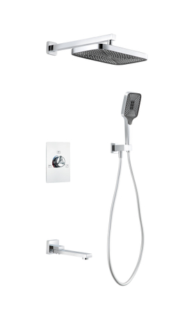 Ensemble de robinet de bain-douche &agrave; effet de pluie sup&eacute;rieur