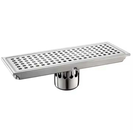 Drain de sol lin&eacute;aire moderne en acier inoxydable 304 