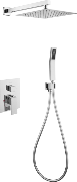 Grifo de ducha de ba&ntilde;o de cascada moderno europeo, mezclador de ba&ntilde;o, juegos de ducha de lluvia termost&aacute;tica, sistema de grifo