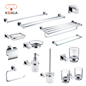 Set di accessori da bagno elegante in ottone cromato di vendita caldo