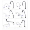 Grifo de cocina de calidad comercial con dise&ntilde;o de moda a buen precio para hosteler&iacute;a y atenci&oacute;n sanitaria