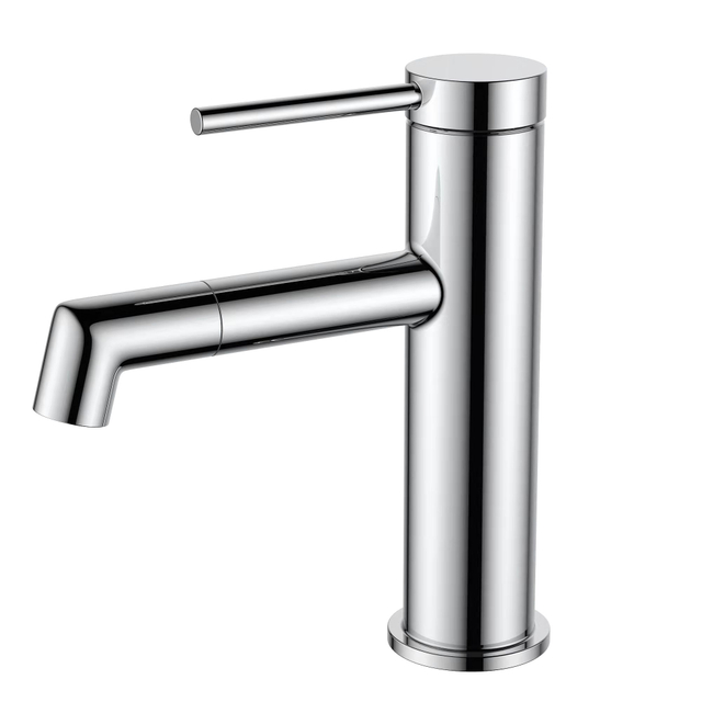 Nuevo dise&ntilde;o, grifo mezclador de agua fr&iacute;a y caliente de un solo orificio de pl&aacute;stico revestido de Zinc, grifo para lavabo de ba&ntilde;o