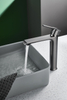 Mezclador de lavabo de gran oferta, grifo de lavabo de ba&ntilde;o montado en cubierta de lat&oacute;n con un solo mango y agua caliente