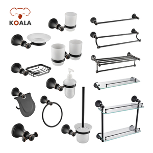 Set di accessori per bagno spazio moderno per supporto da bagno per hotel