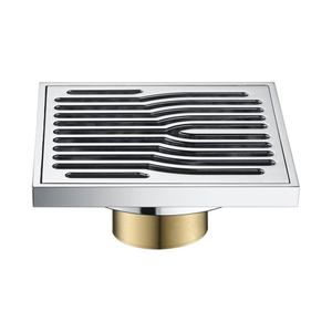 Filtre de vidange de sol en m&eacute;tal avec insert de carrelage de haute qualit&eacute;, moules de cl&ocirc;ture en b&eacute;ton, cr&eacute;pine pour Drains de cuisine