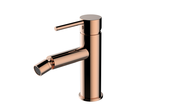 Robinet de salle de bains en laiton au Design moderne, robinet d'&eacute;vier en Nickel bross&eacute; &agrave; poign&eacute;e unique, grand robinet de lavabo de salle de bains