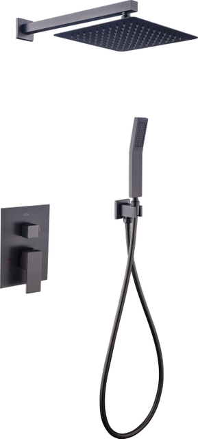 Grifo de ducha de ba&ntilde;o de cascada moderno europeo, mezclador de ba&ntilde;o, juegos de ducha de lluvia termost&aacute;tica, sistema de grifo
