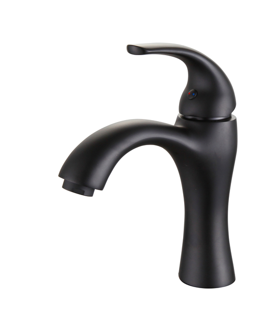 Grifo de lavabo de lat&oacute;n y metal, precio al por mayor de f&aacute;brica, grifo de lavabo alto con mango largo cl&aacute;sico para ba&ntilde;o