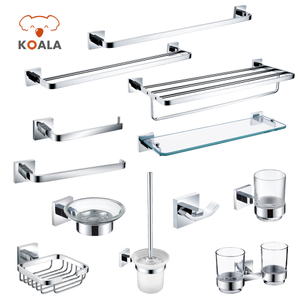 Set di accessori da bagno di alta qualit&agrave; in acciaio inossidabile 