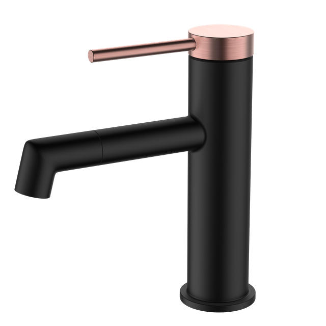 Nuevo dise&ntilde;o, grifo mezclador de agua fr&iacute;a y caliente de un solo orificio de pl&aacute;stico revestido de Zinc, grifo para lavabo de ba&ntilde;o